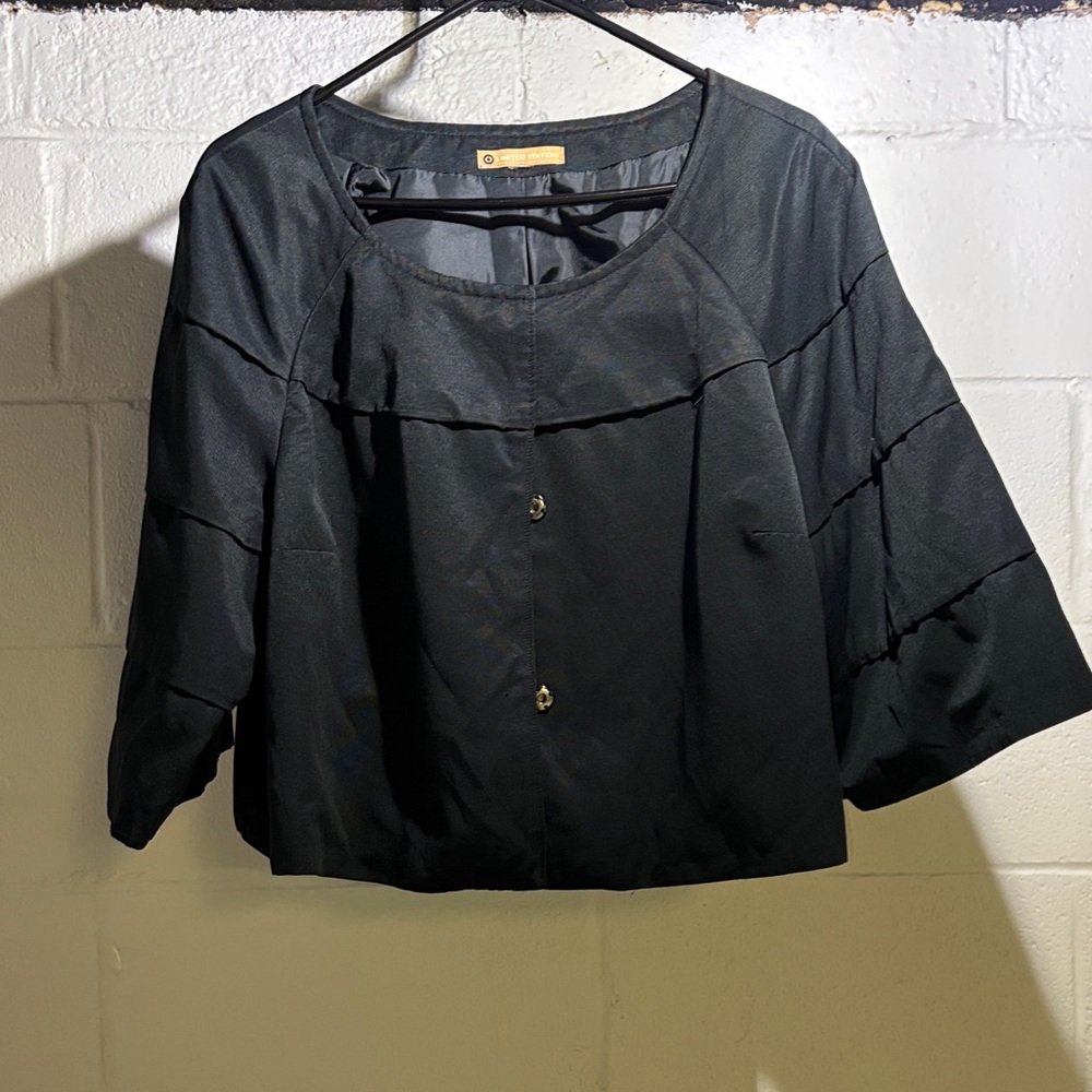 Elegant Black Women's short Jacket